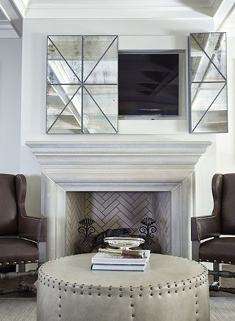 luxe living room interior design