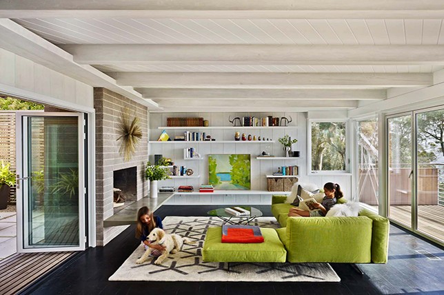 Mid Century Modern Family Room Interior Design Decor Aid