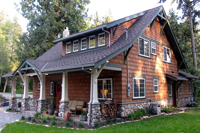 craftsman house dormers