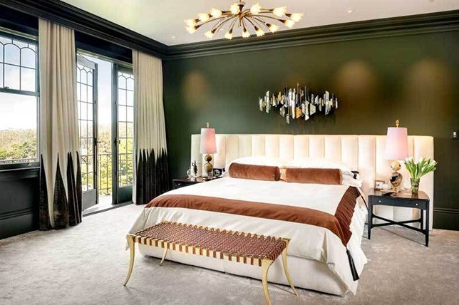 hunter green bedroom ideas