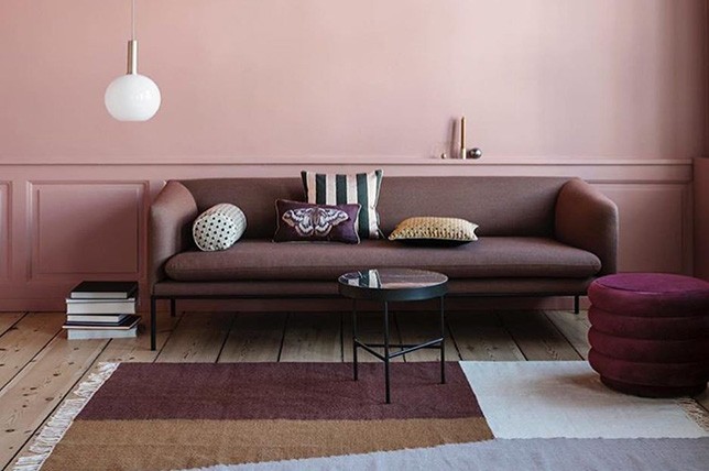 living room paint colors faded pink