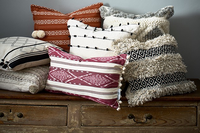 bohemian couch pillows