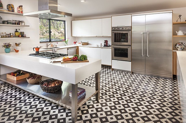 bright laminate Kitchen Flooring ideas 2019
