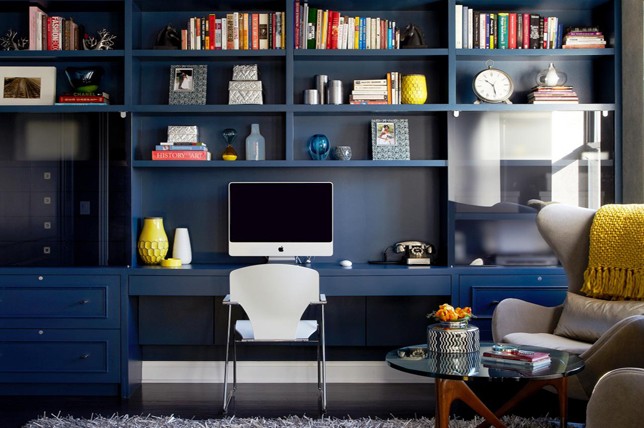 inky blue best interior paint for office