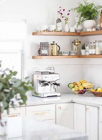 Open Shelves Kitchen Decor And Organization Tips