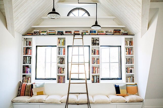 alcove home library ideas