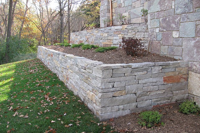 stone retaining wall ideas 