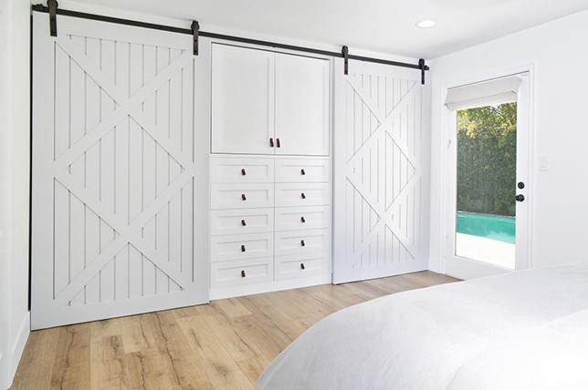 sliding doors bedroom storage ideas