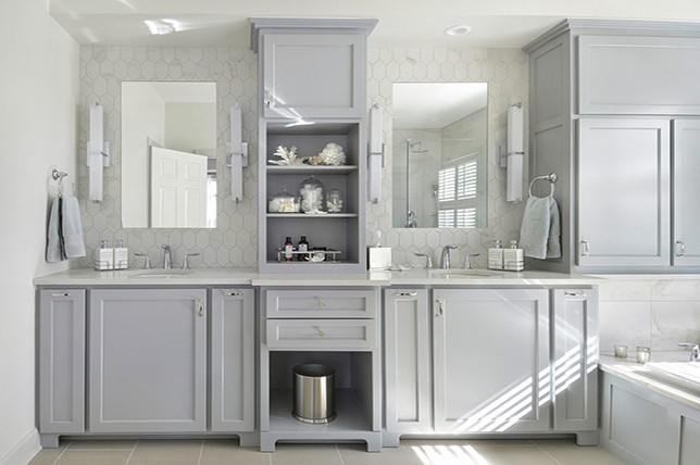 Lilac Gray Bathroom Paint Colors Decor Aid