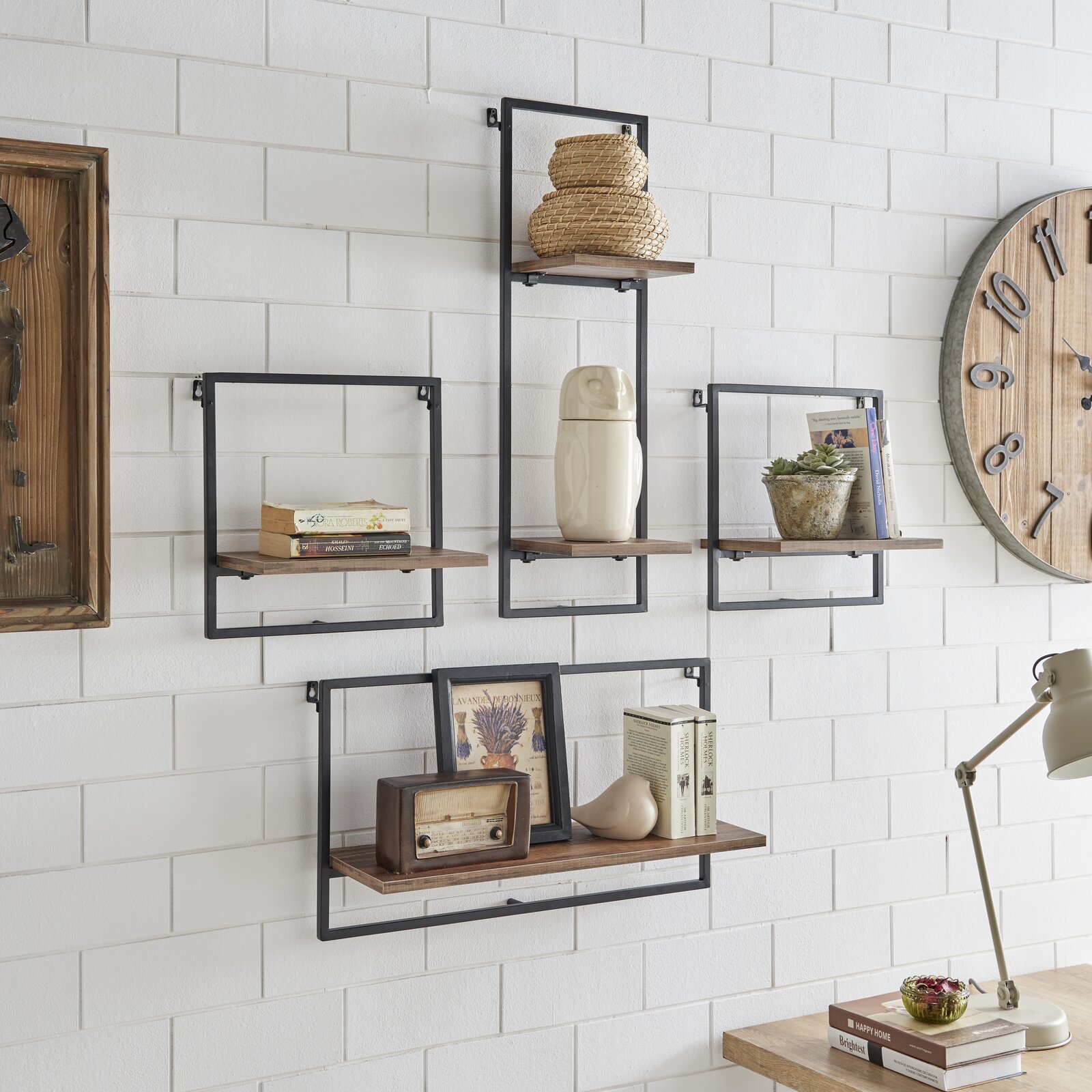 4 piece accent shelving 