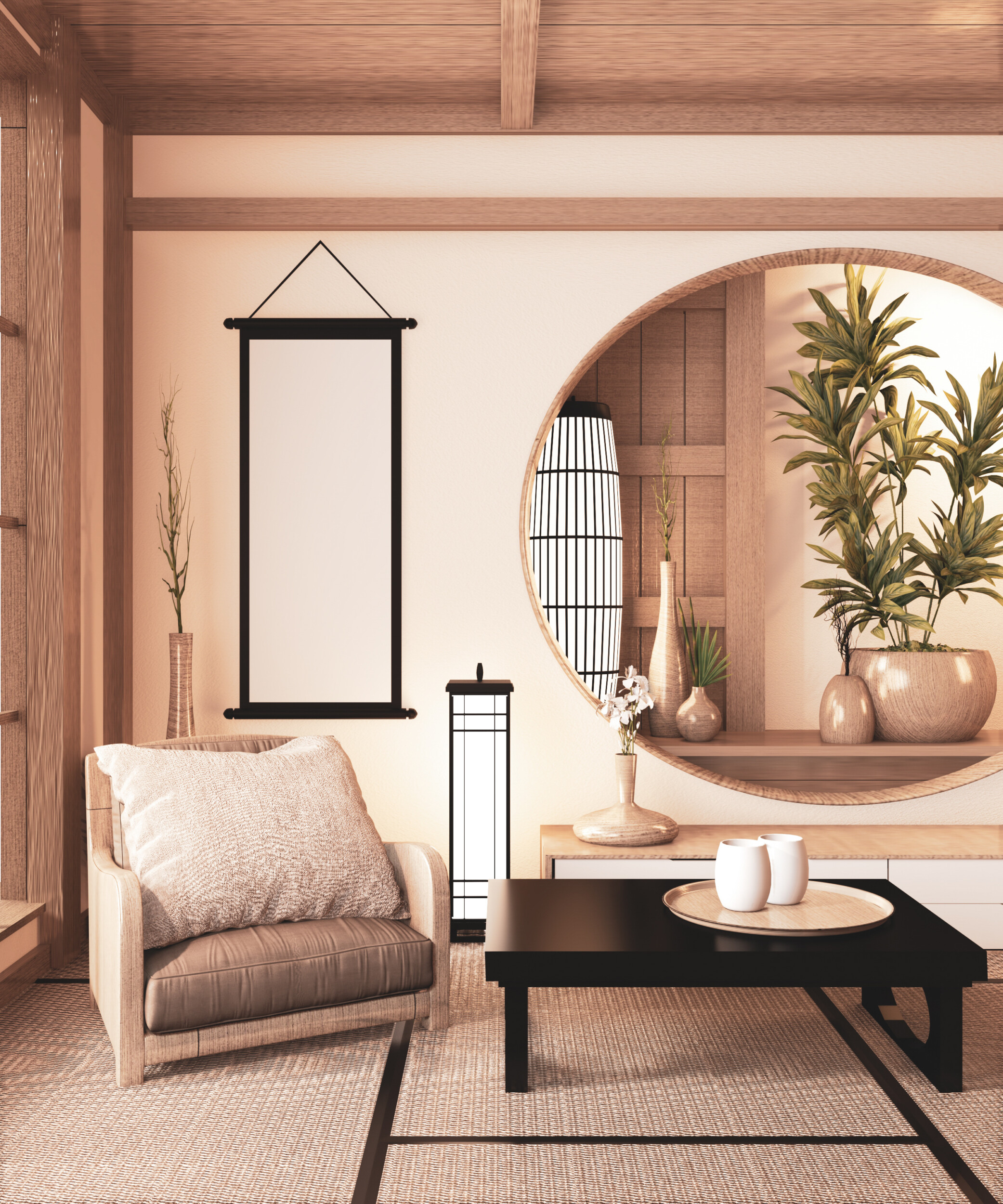 asian zen interior design