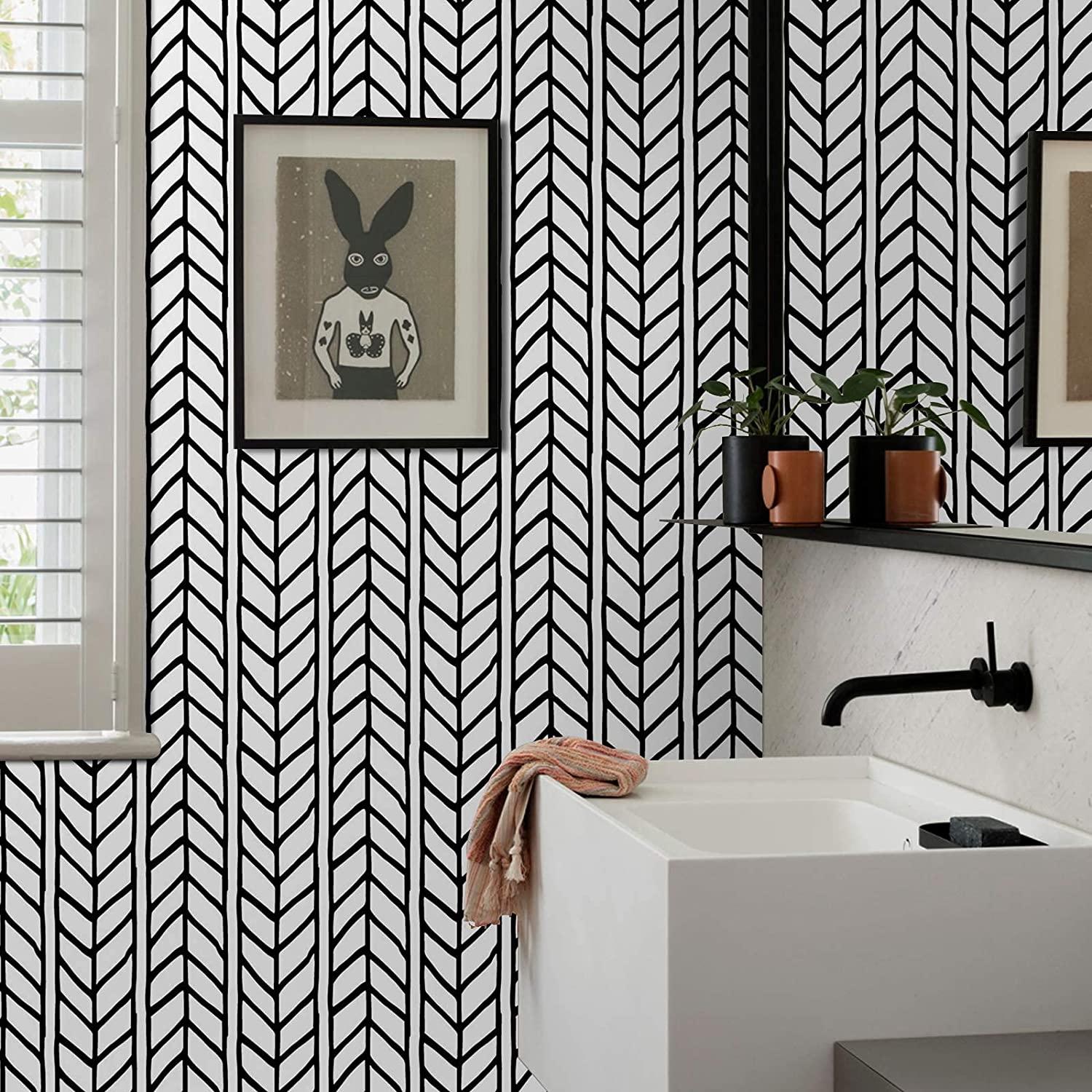 bathroom wallpaper ideas