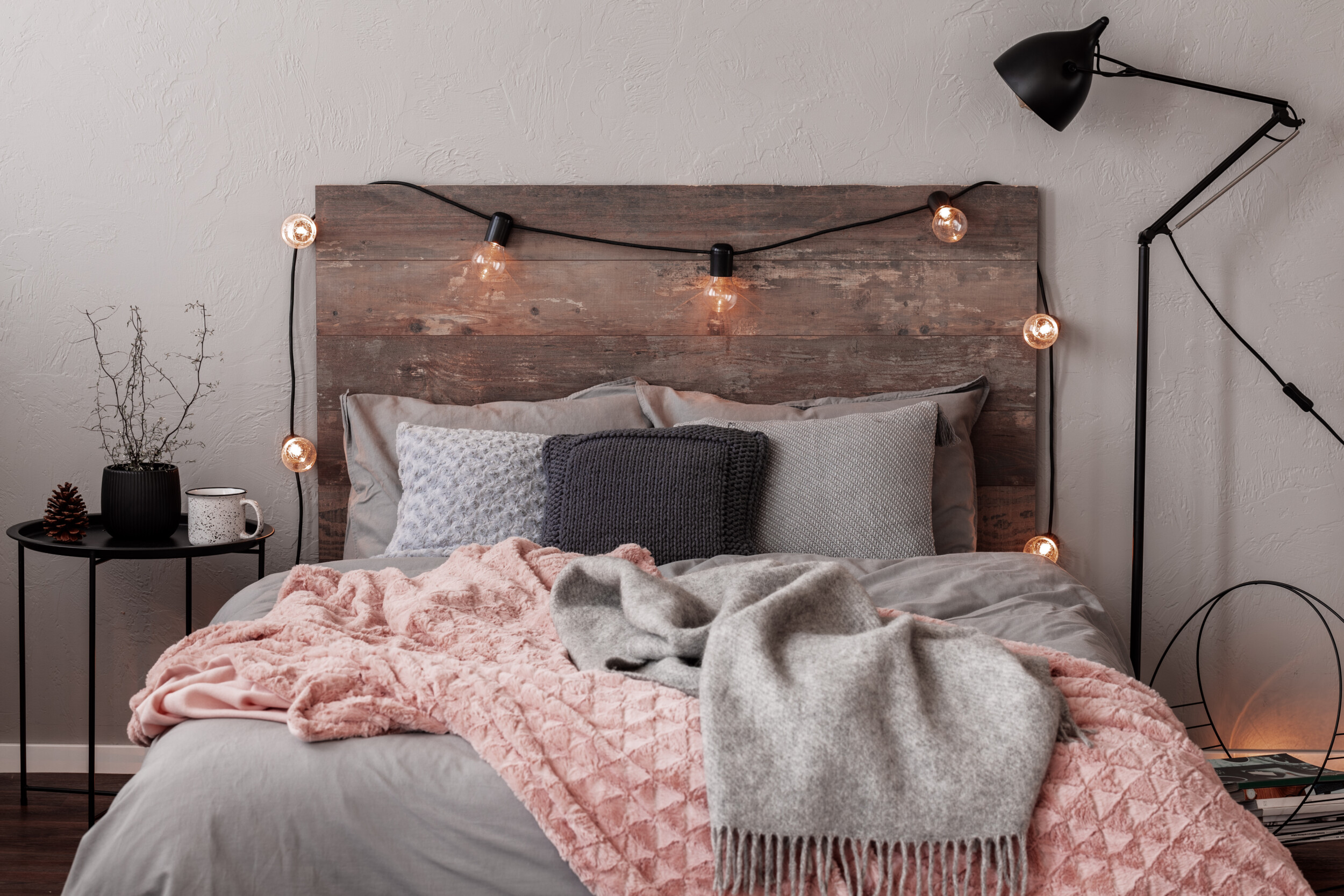 bedding with oversized blanket