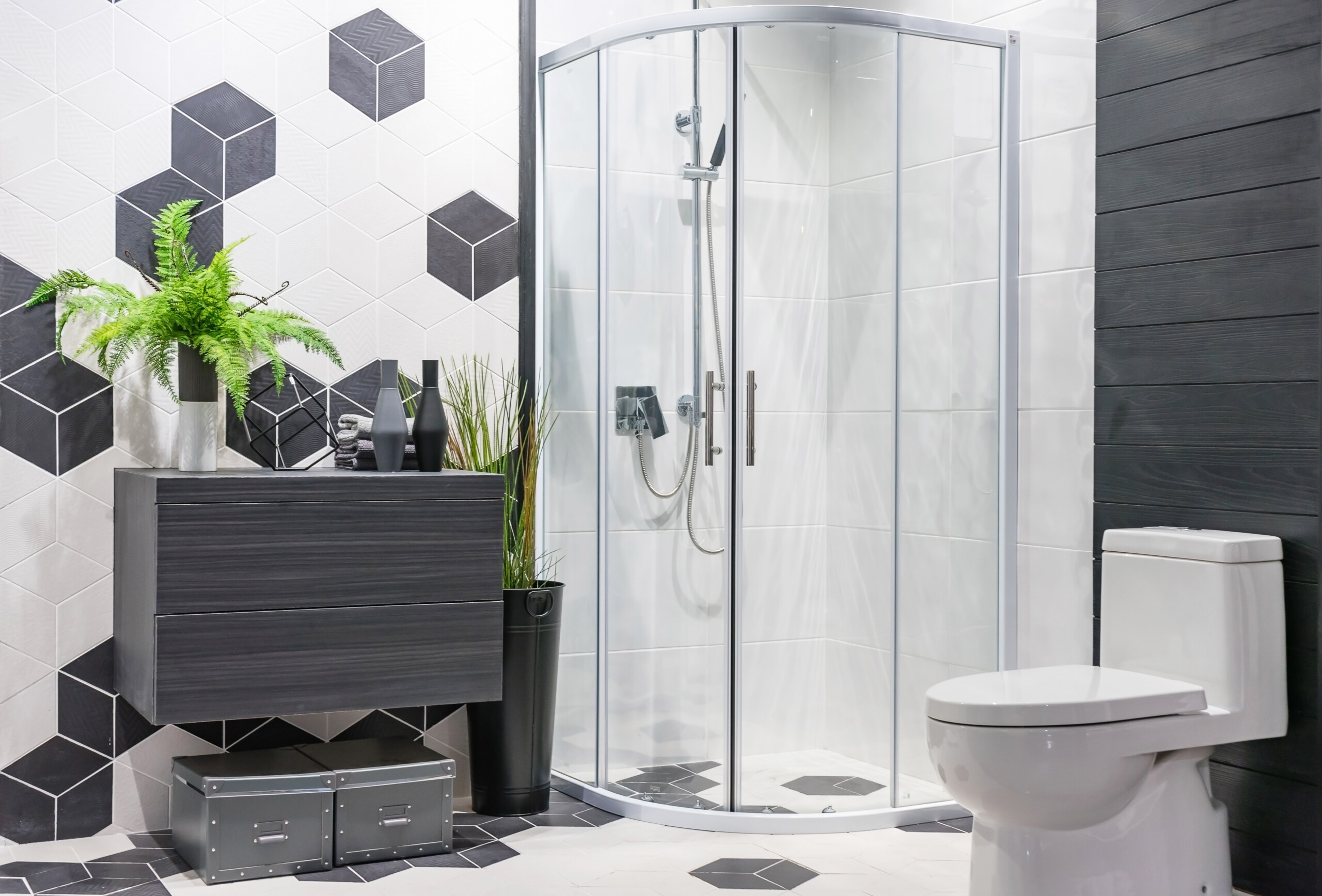 Black And White Bathrooms: Design Ideas, Decor And Accessories