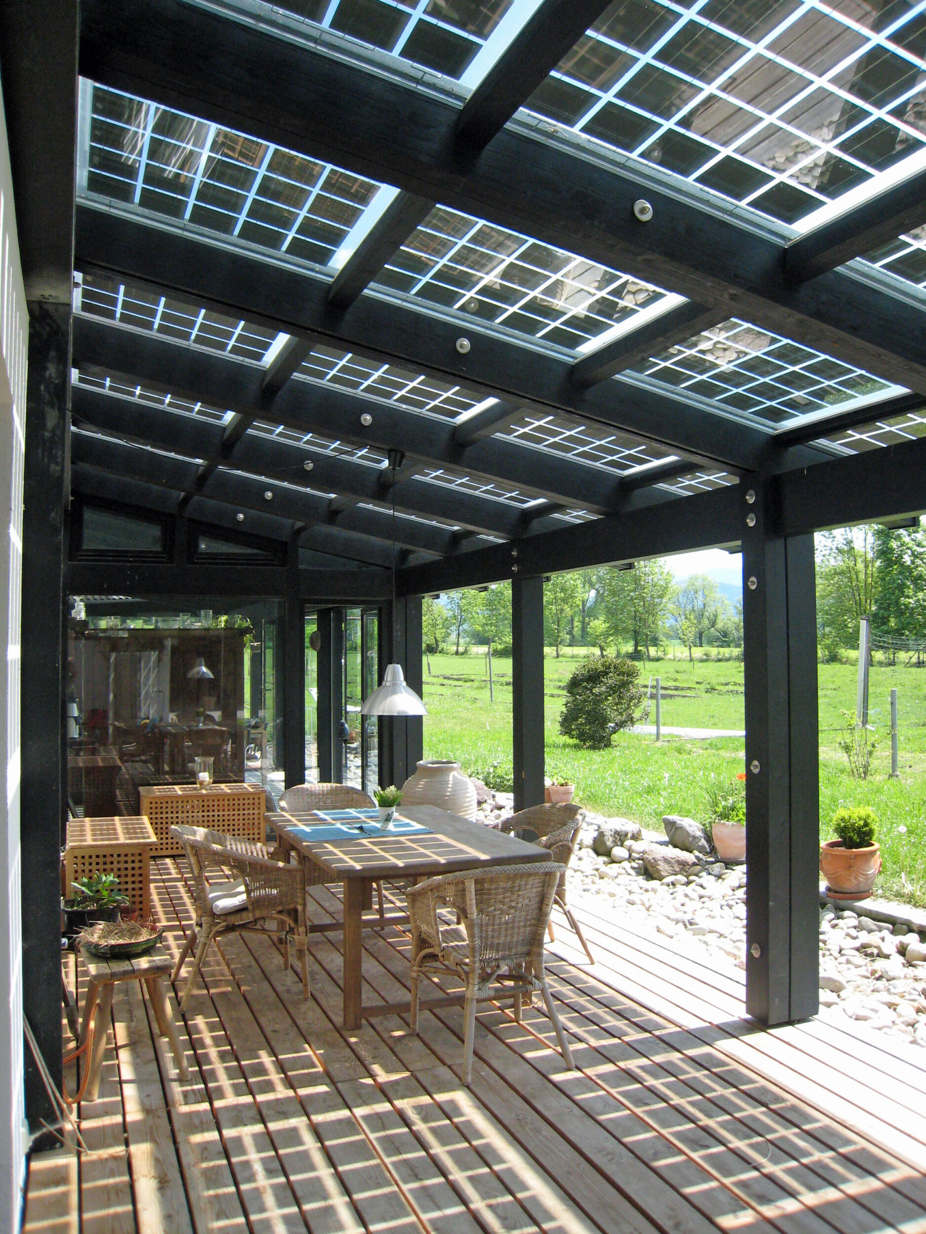 covered patio solar panels