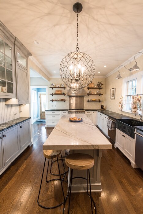 cream kitchen interior