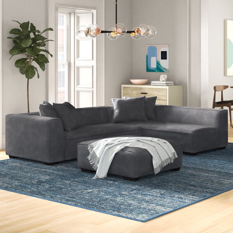 gray modern sectional couches 2021