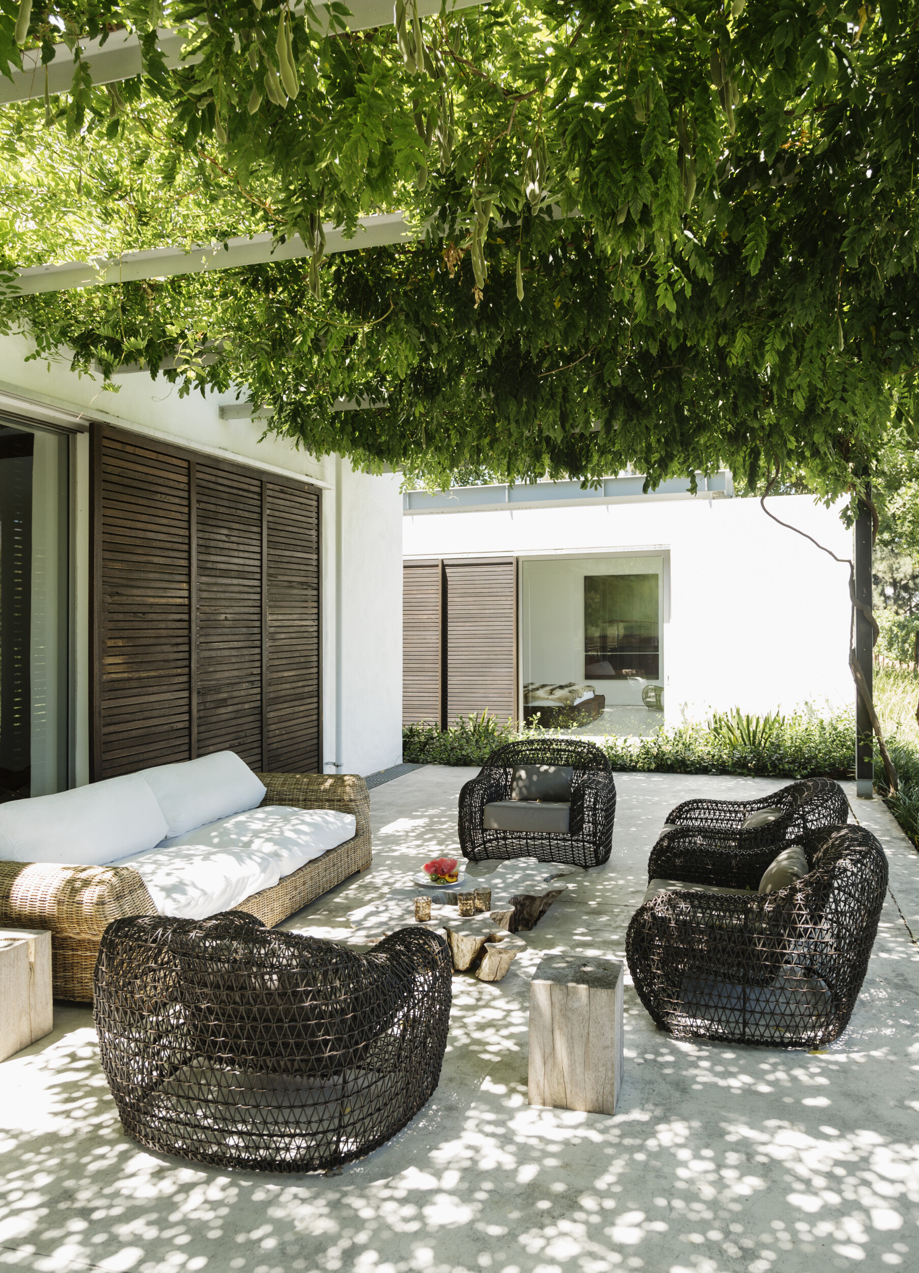 modern covered patio