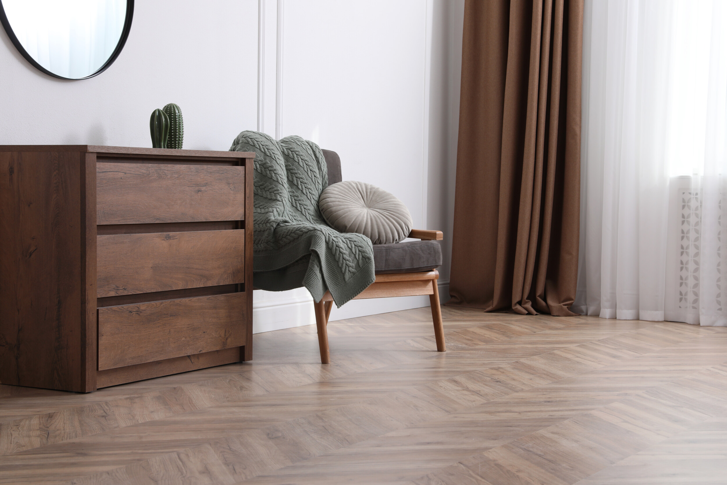 modern hardwood flooring interior design