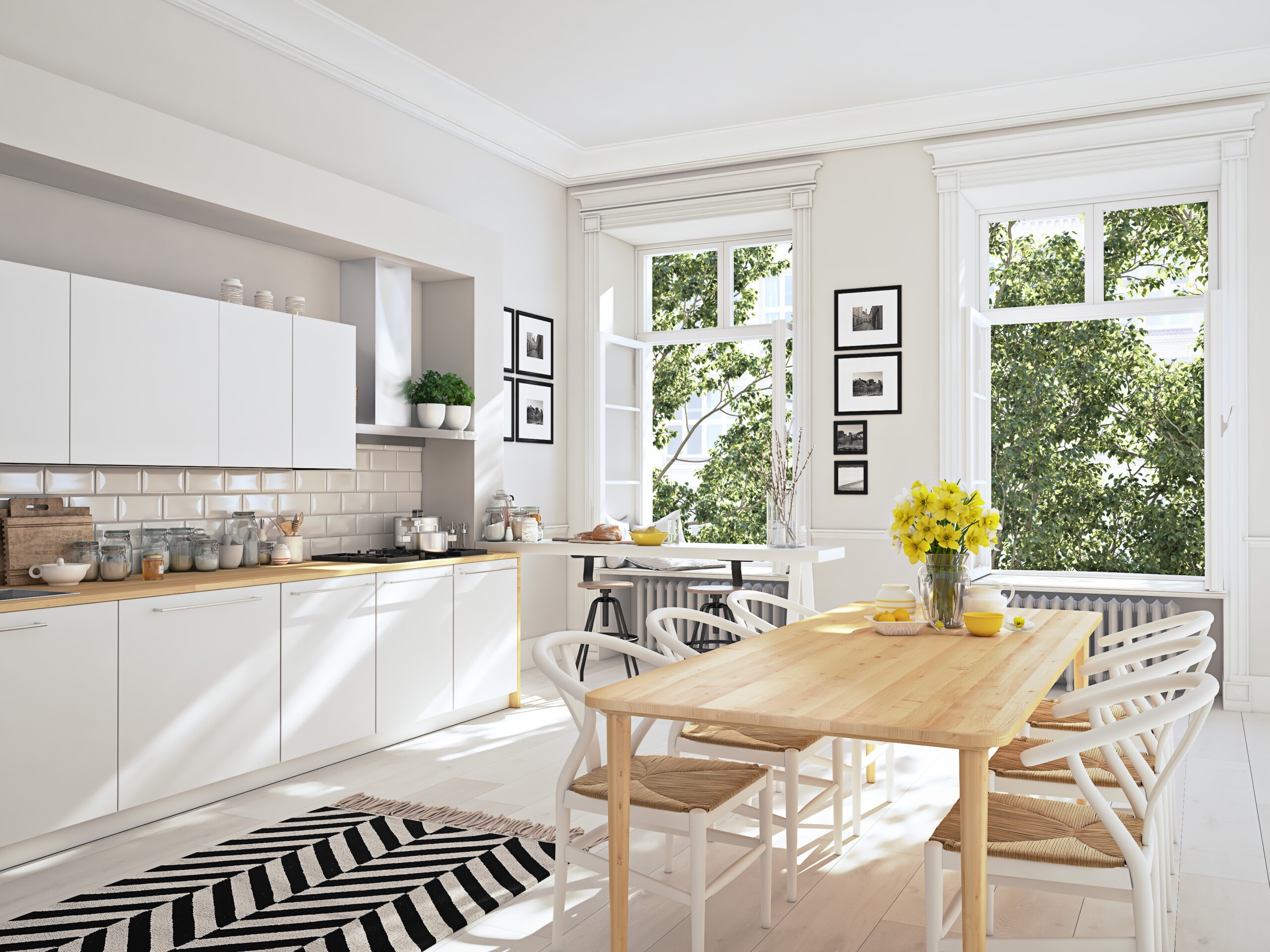 kitchen furniture for scandinavian design