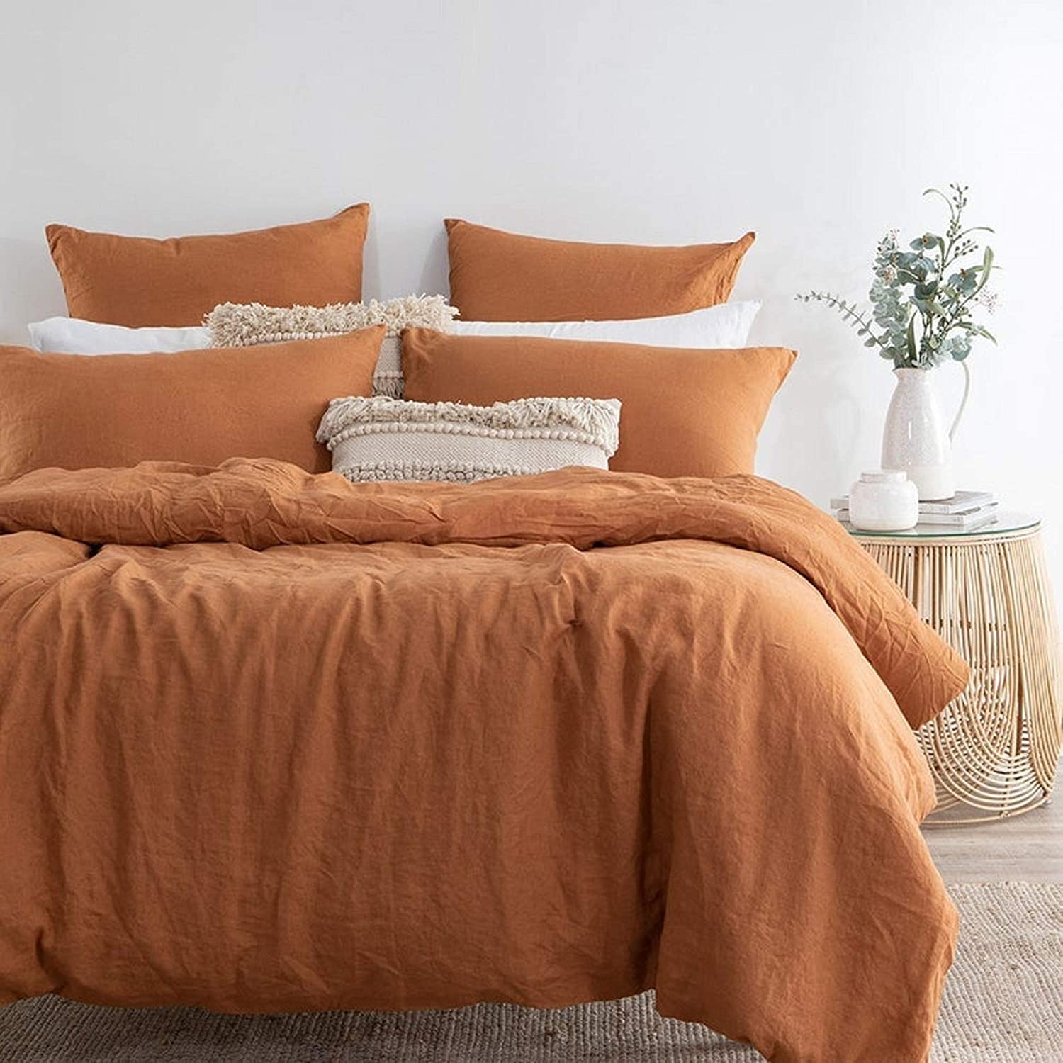 orange bedding idea