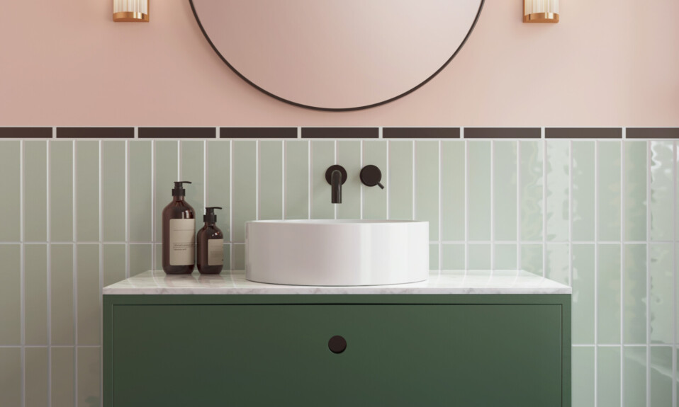 pastel tiles bathroom