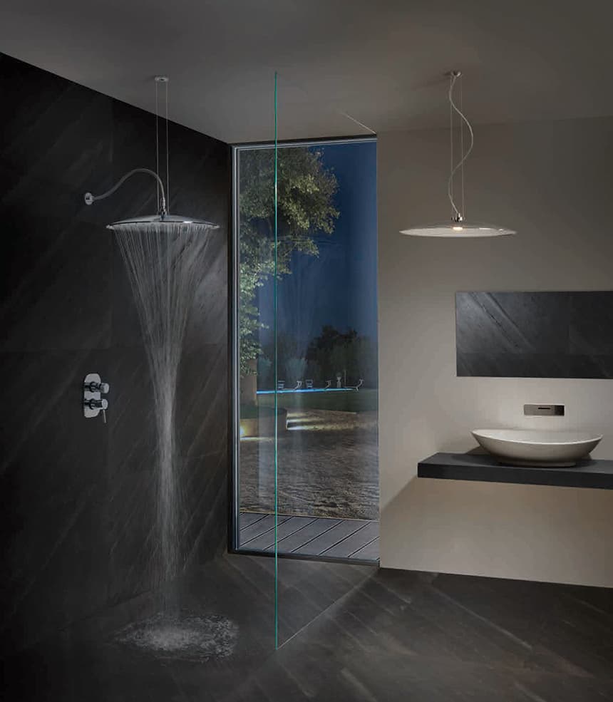 rain shower eco bathroom design