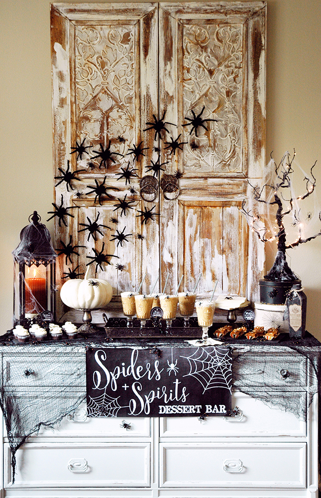 spider webs halloween decoration