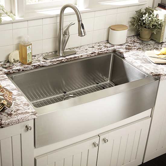 stainless steel kitchen sink