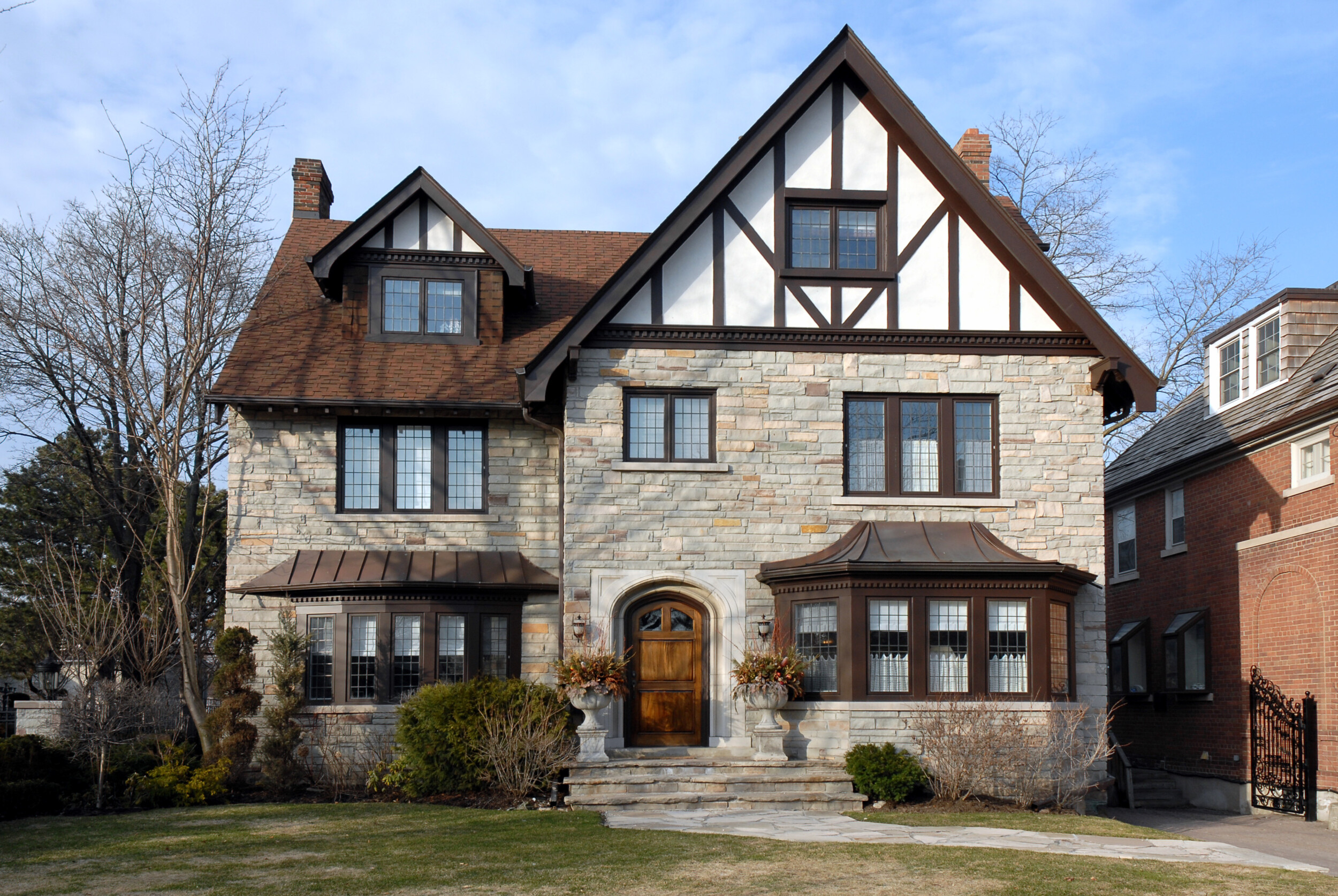 traditional tudor style house