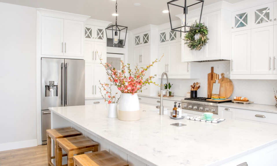 white kitchen interior