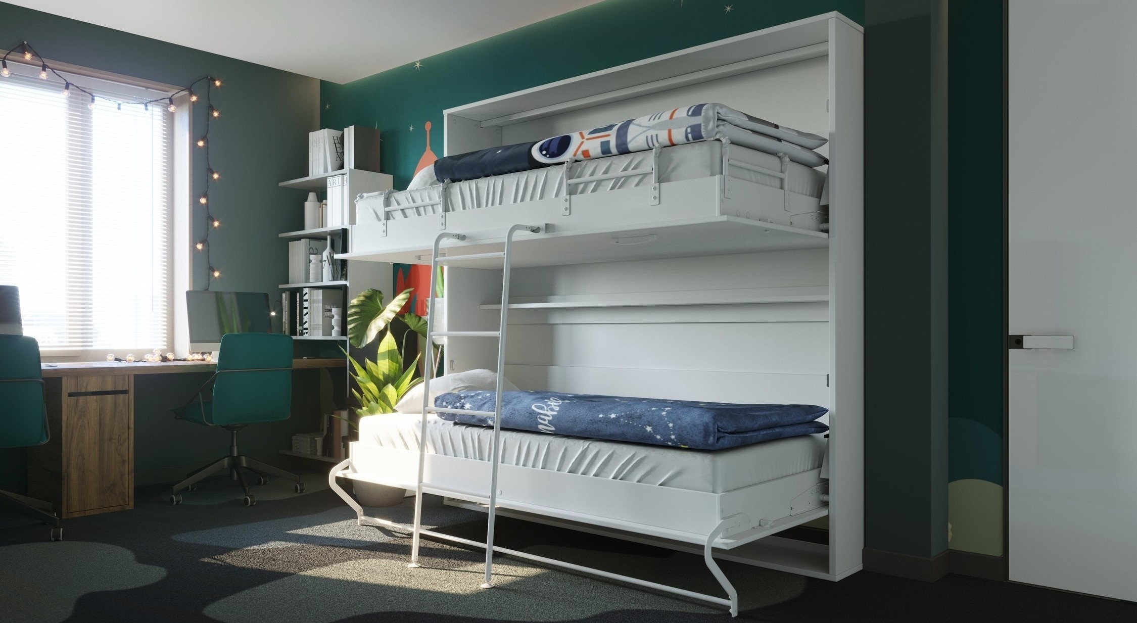 Double Up And Get The Wall Bunk Bed
