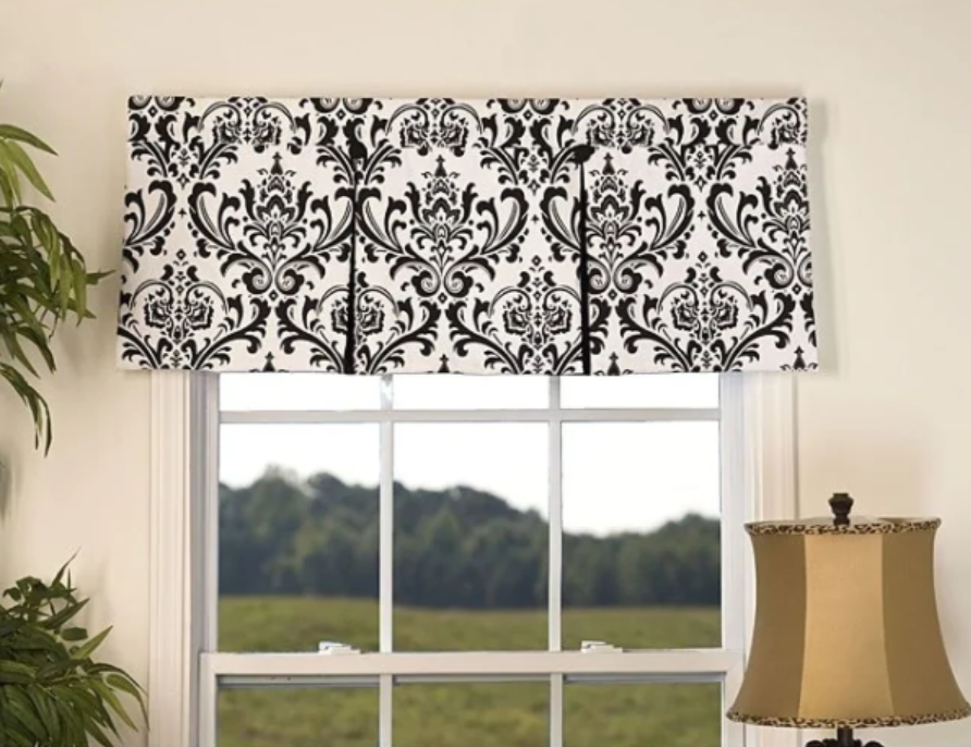 contamporary valance curtain