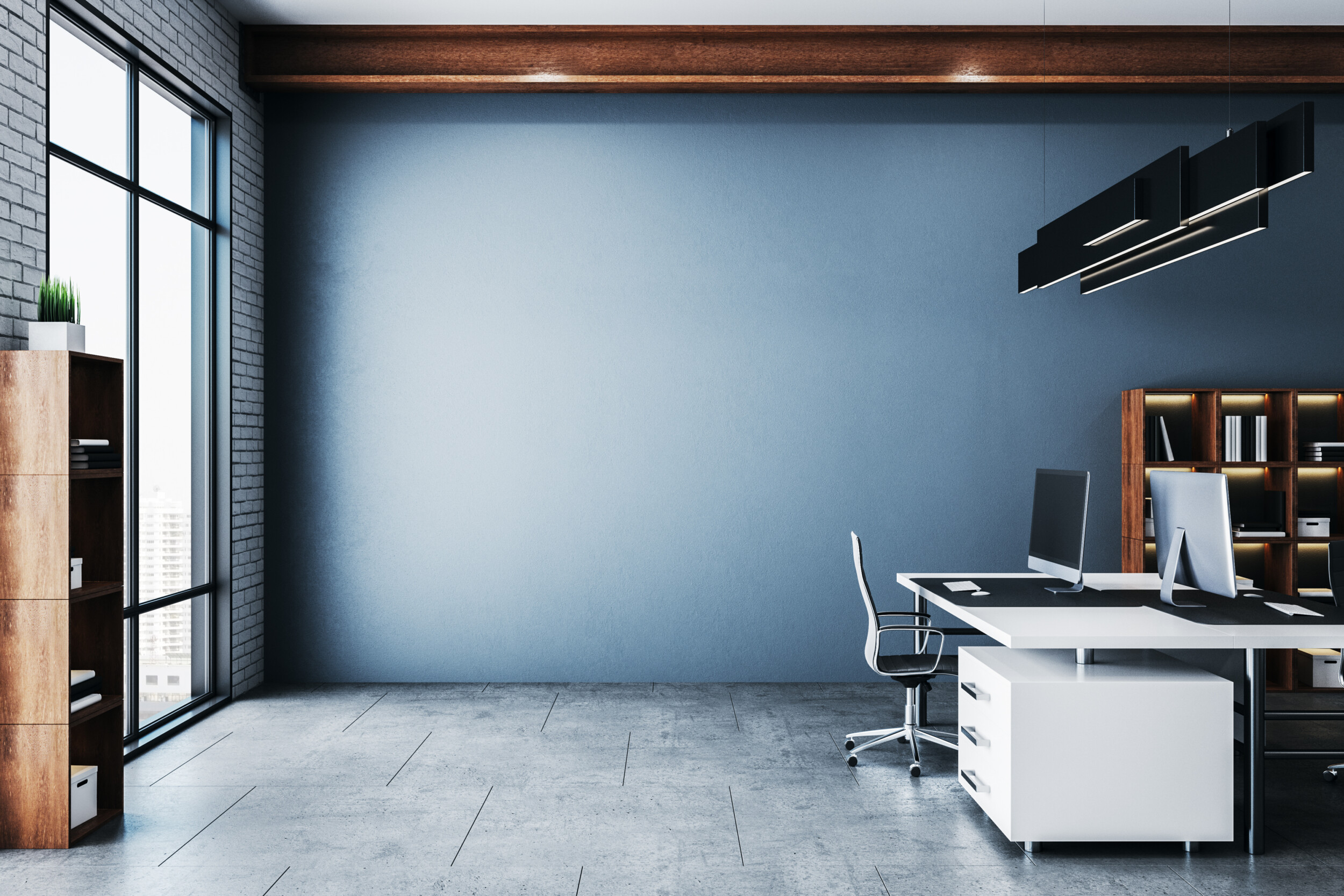 https://www.decoraid.com/wp-content/uploads/2022/01/office-interior-with-blank-blue-wall-2500x1667.jpeg
